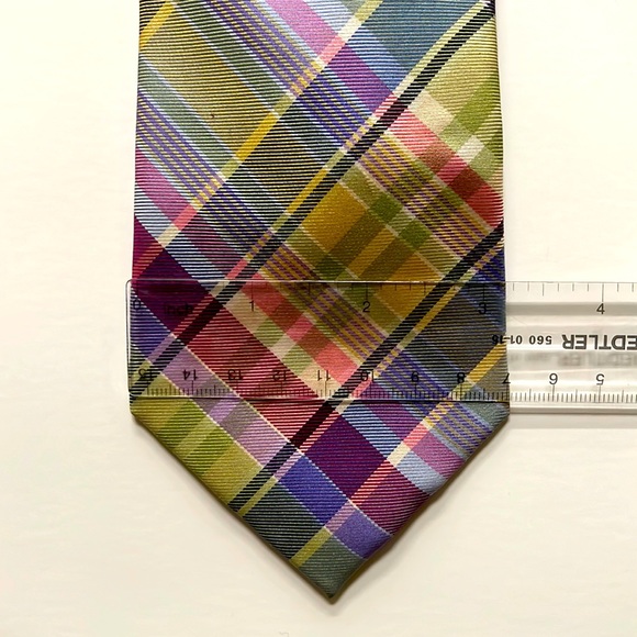 Tommy Hilfiger Men's Neck Tie Plaid - Picture 2 of 5